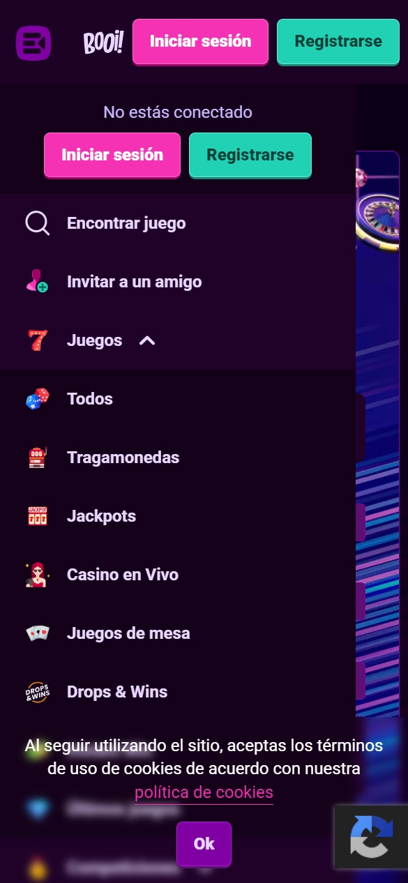 Menú principal & navegación rápida